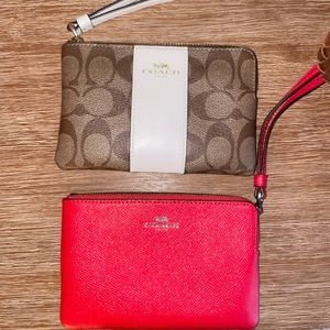 Authentic coach wristlets
